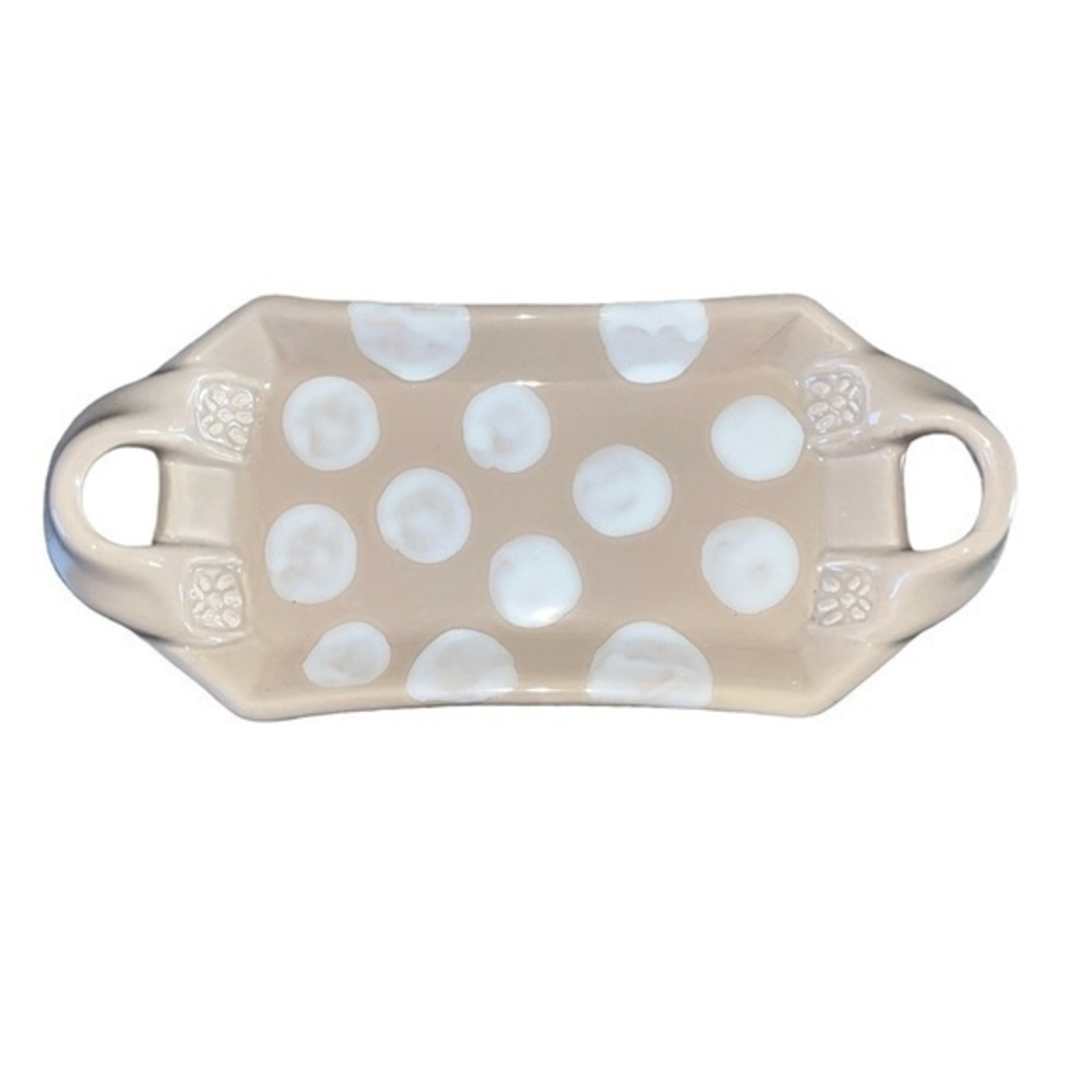 Grasslands Road Polka Dot Trinket Tray
